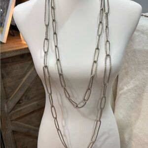 Elegant Silver Chain Necklace